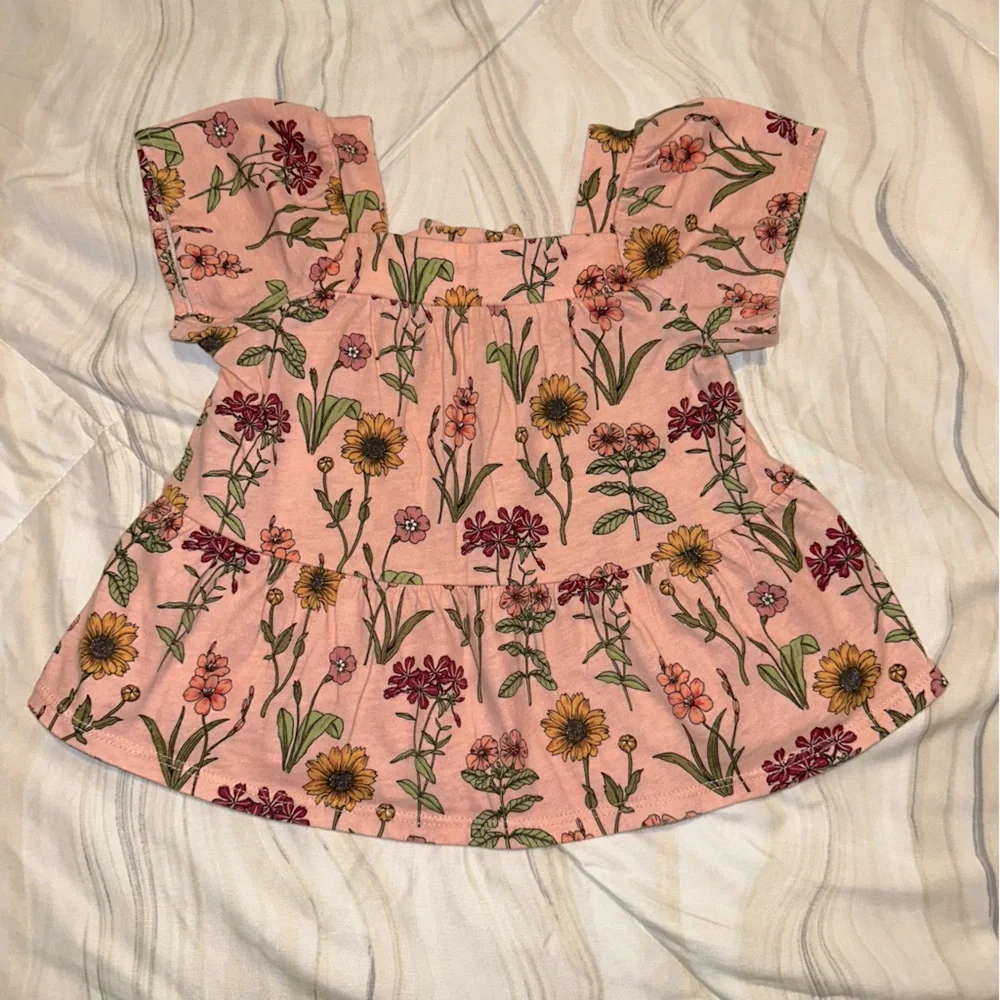 The Children's Place Pink Floral Top‎